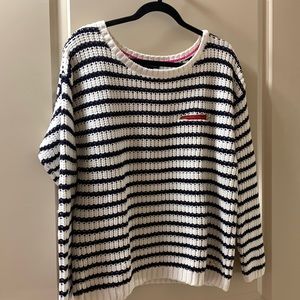 Tommy Hilfiger Women’s Chunky Striped Sweater- Large
